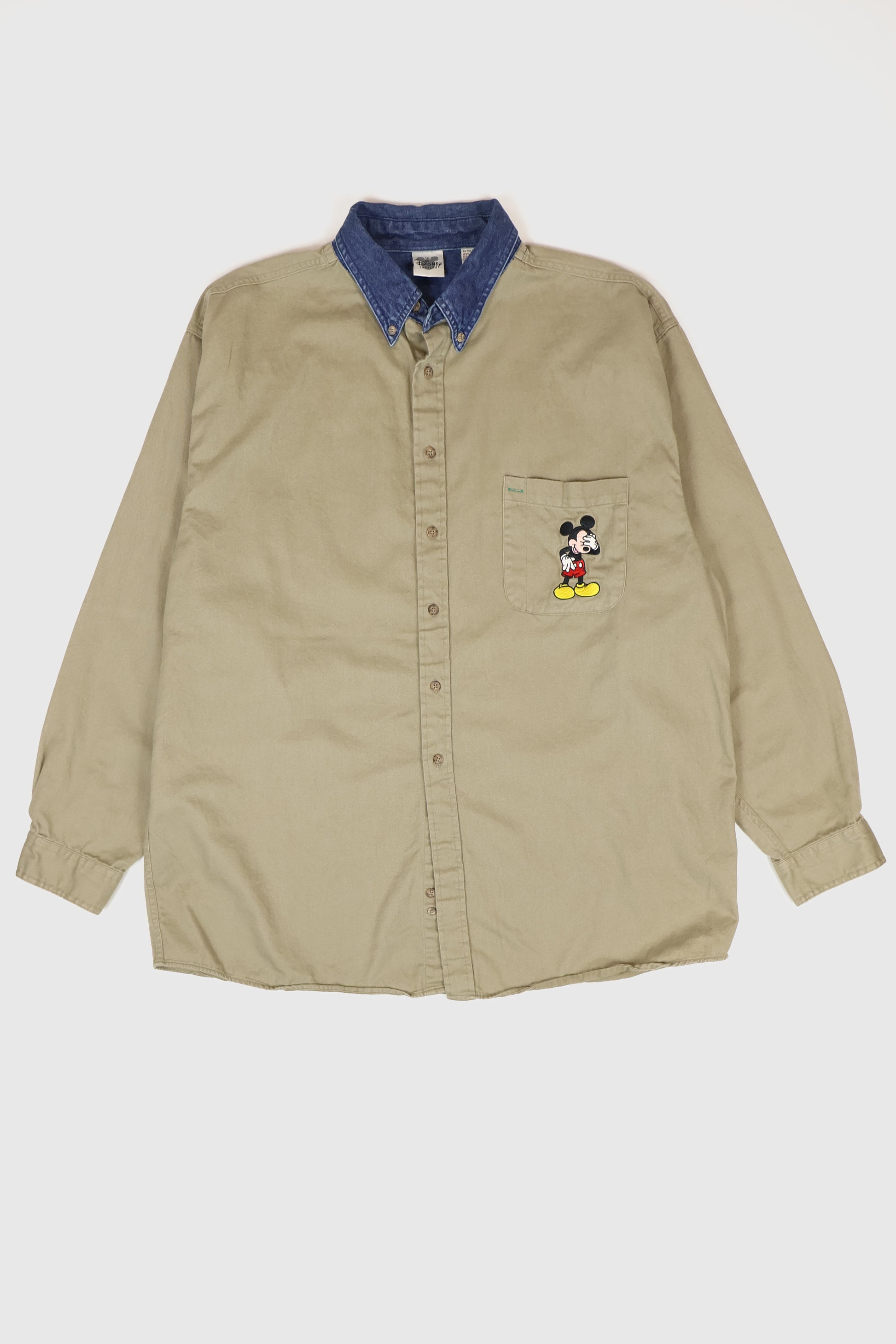 Vintage Mickey Mouse Button-Down Shirt Image 0