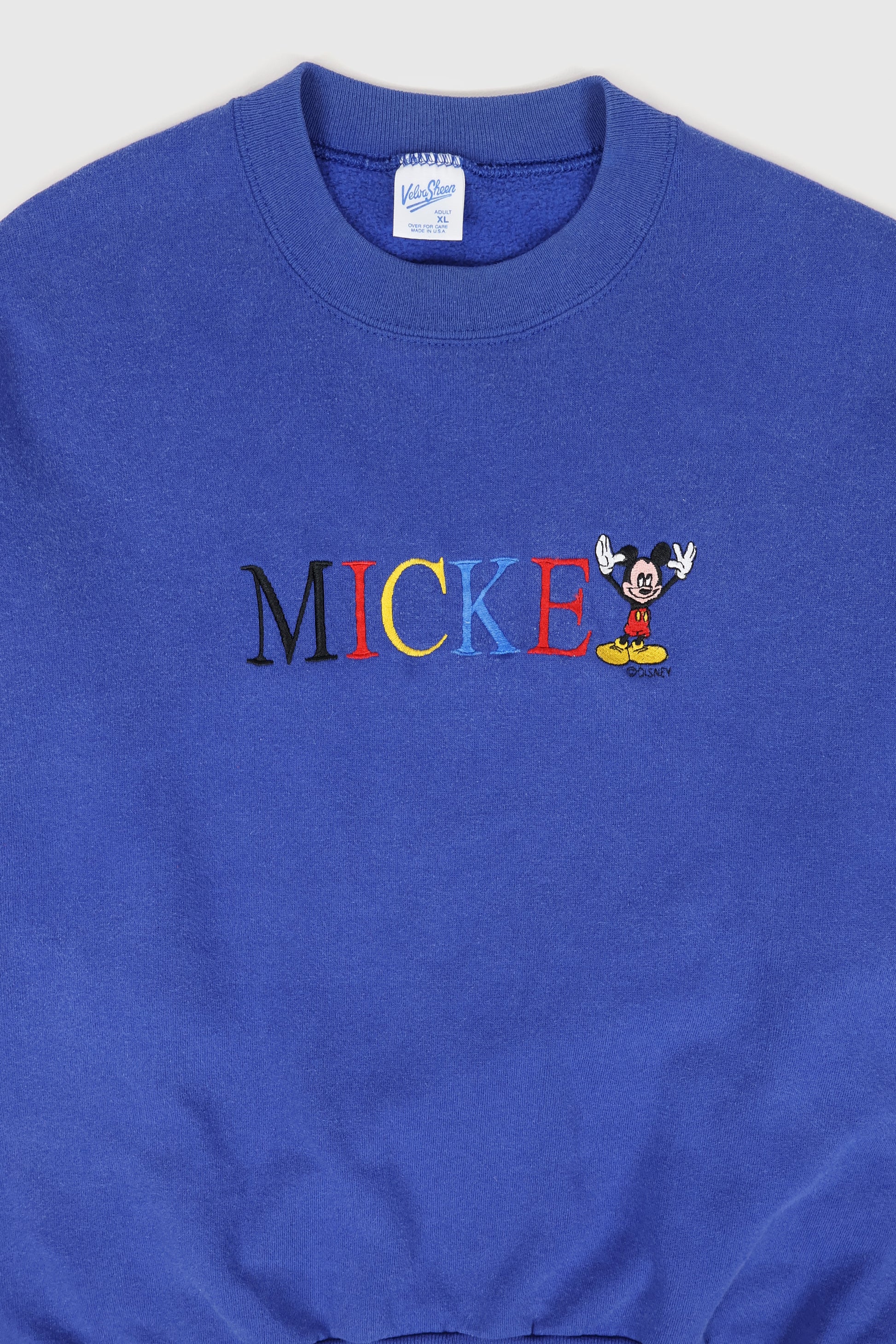 Vintage Embroidered Mickey Crewneck Image 1