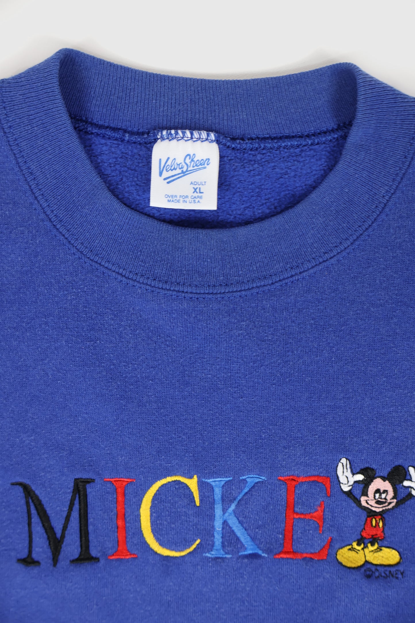 Vintage Embroidered Mickey Crewneck Image 2