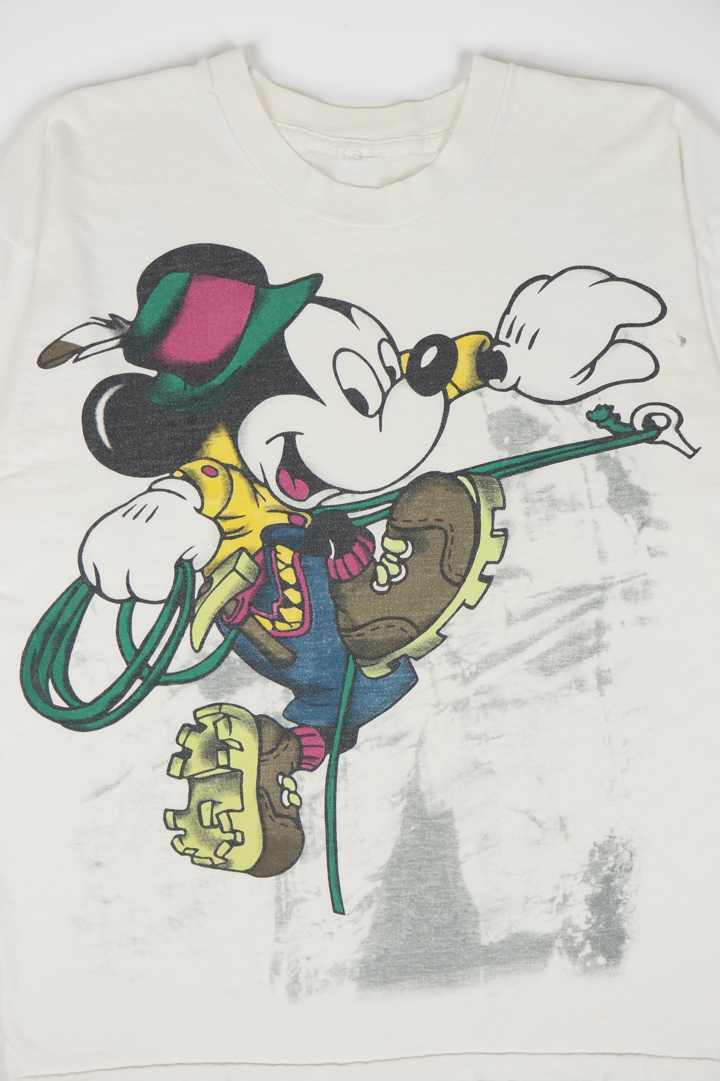 Vintage Mickey Mouse Hiking Tee Image 1