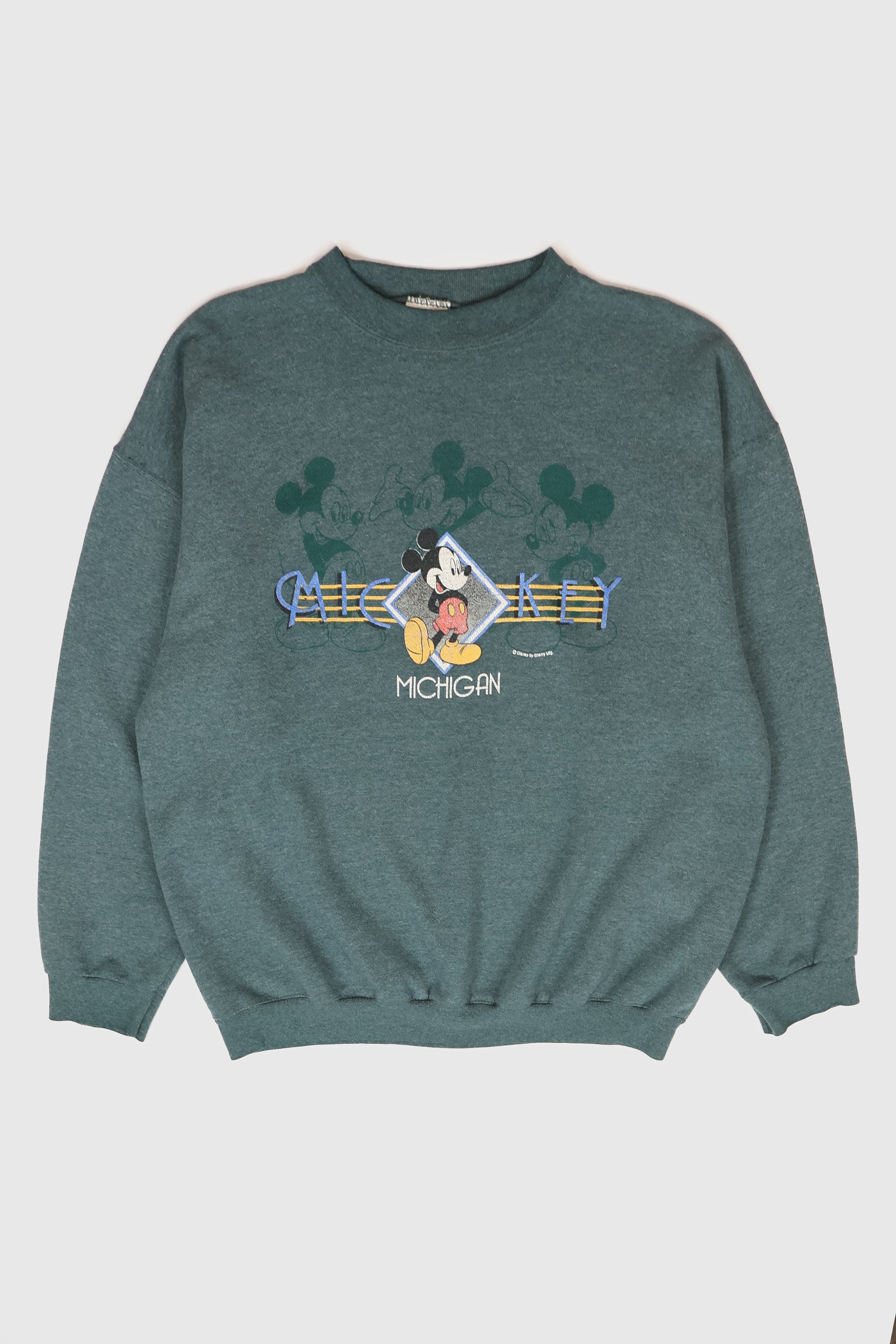 Vintage Mickey Mouse Michigan Crewneck Image 0