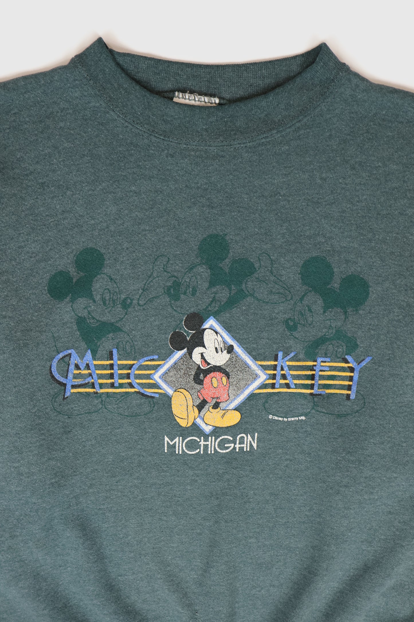 Vintage Mickey Mouse Michigan Crewneck Image 1