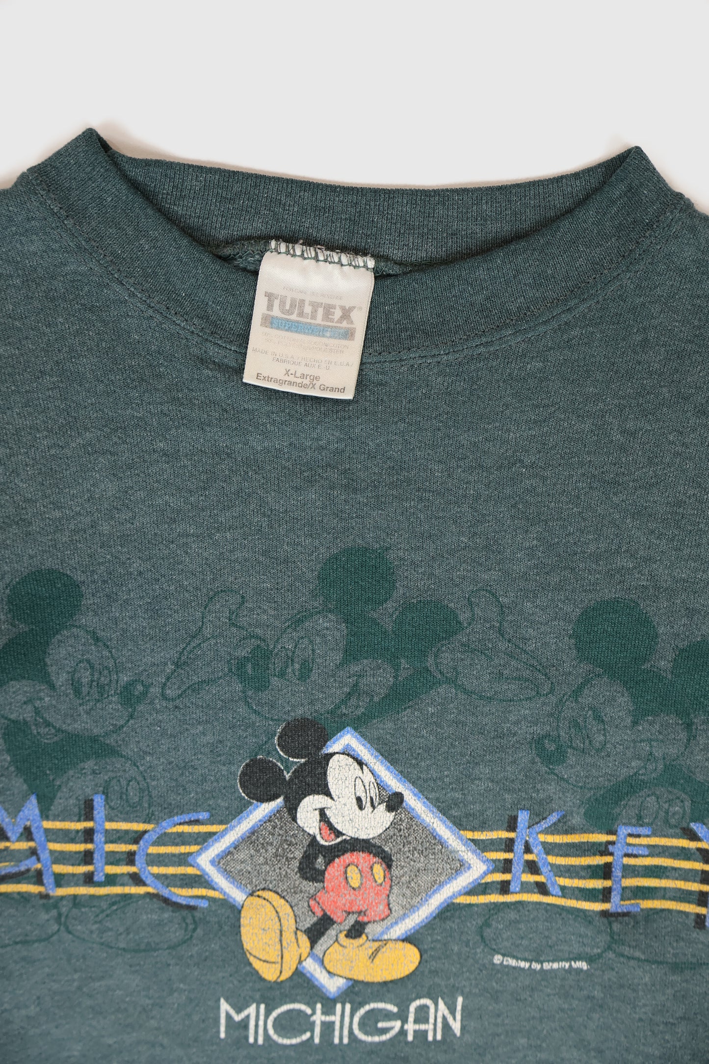 Vintage Mickey Mouse Michigan Crewneck Image 2