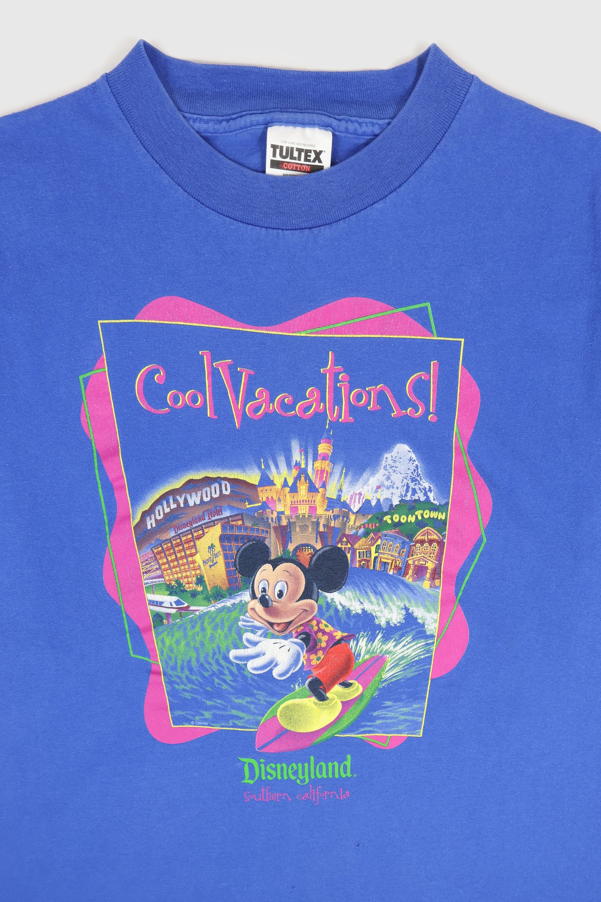Vintage Mickey Cool Vacations Disneyland Tee Image 1