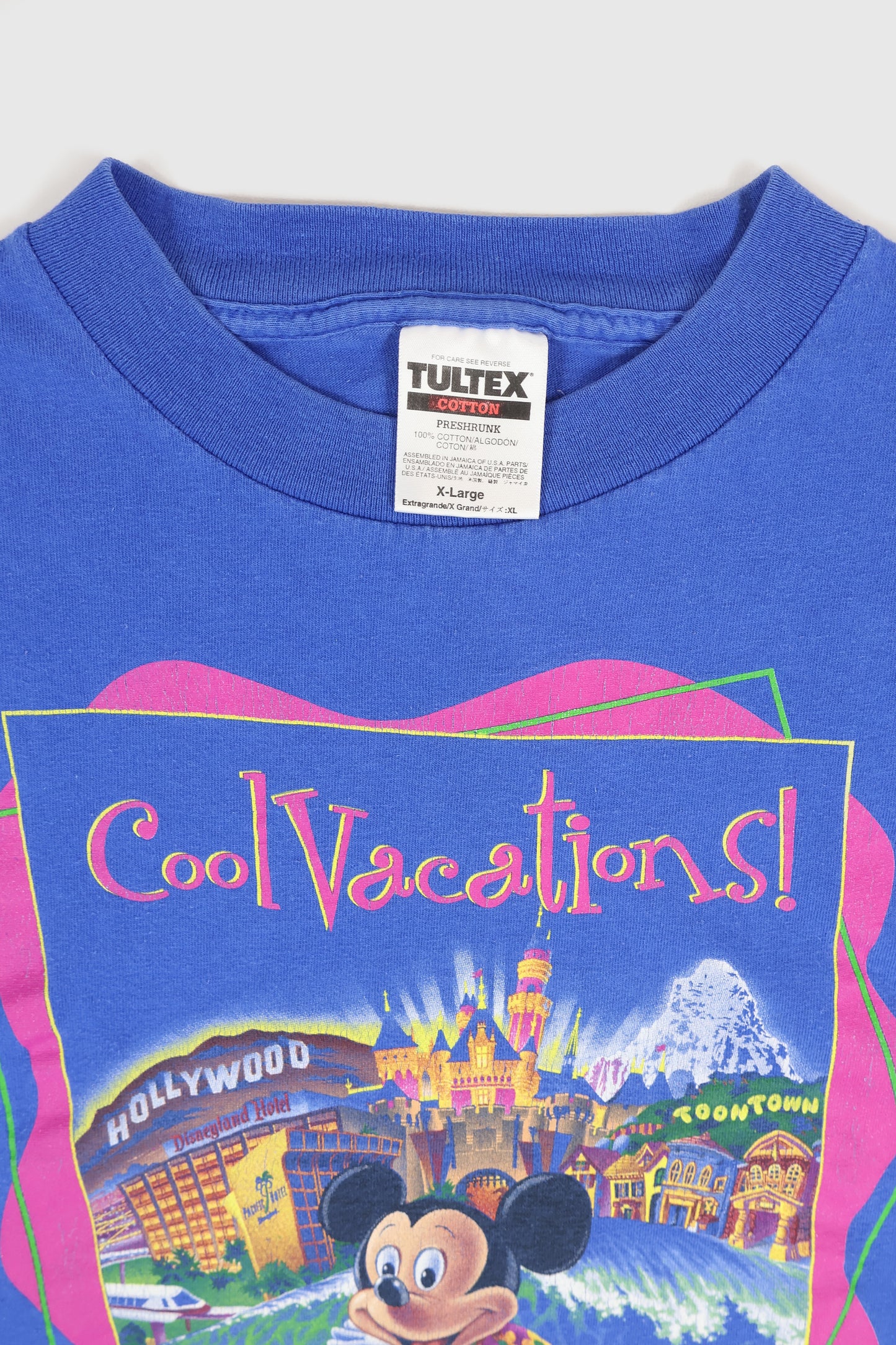 Vintage Mickey Cool Vacations Disneyland Tee Image 2