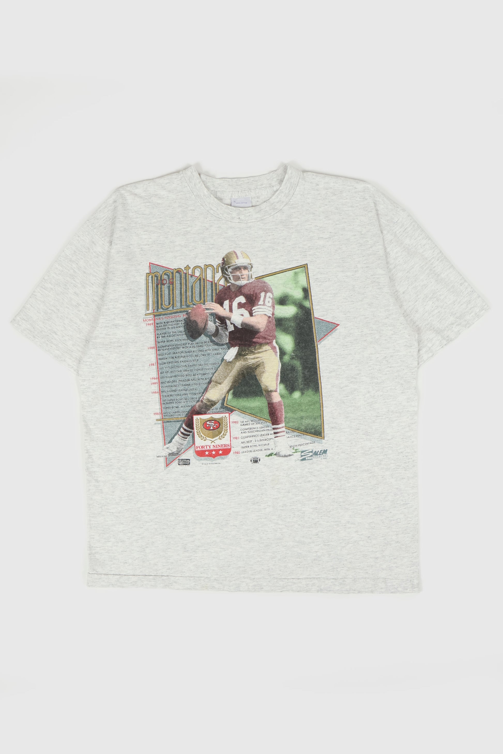 Vintage Joe Montana 49ers Tee Image 0