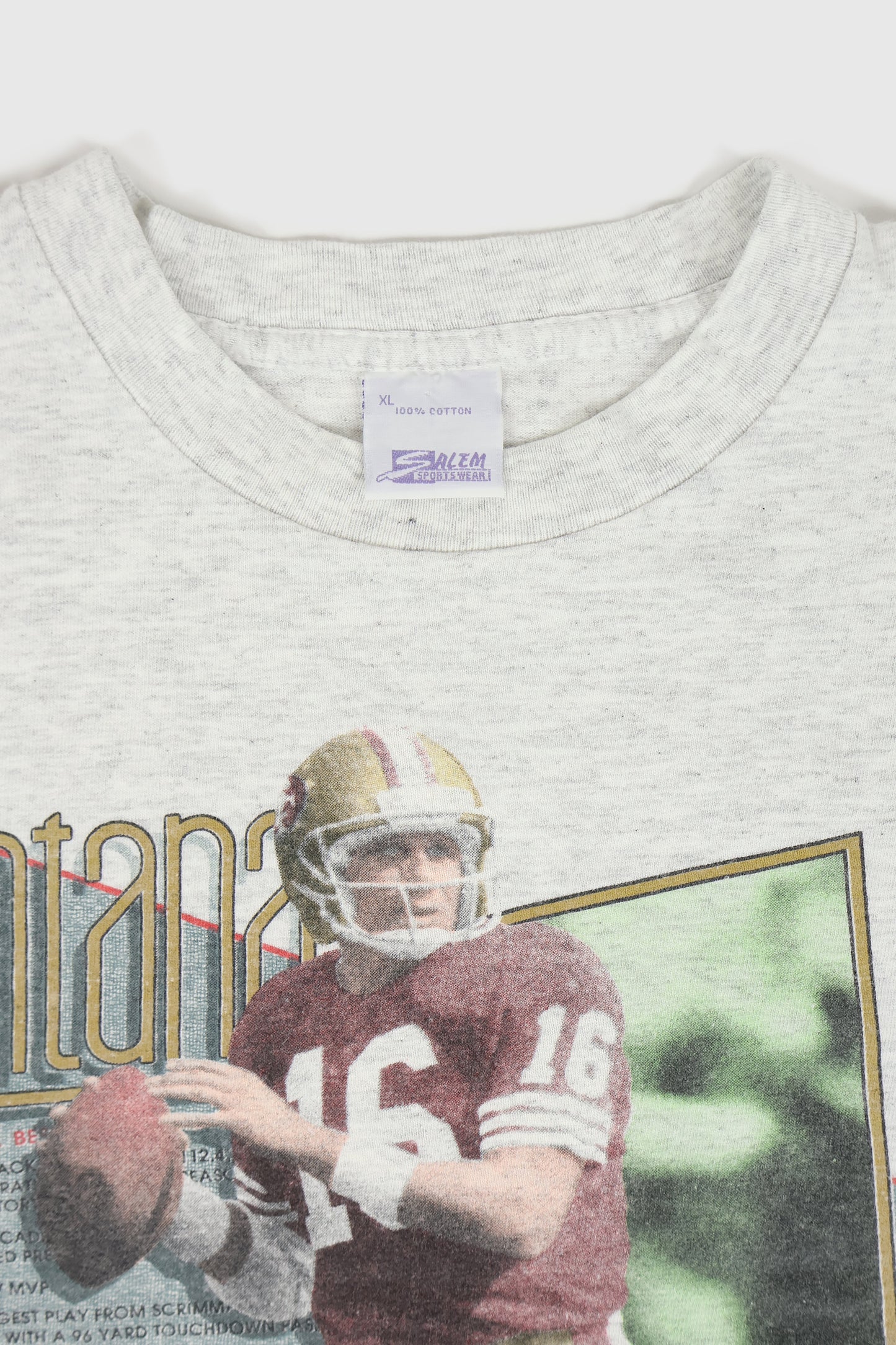 Vintage Joe Montana 49ers Tee Image 2