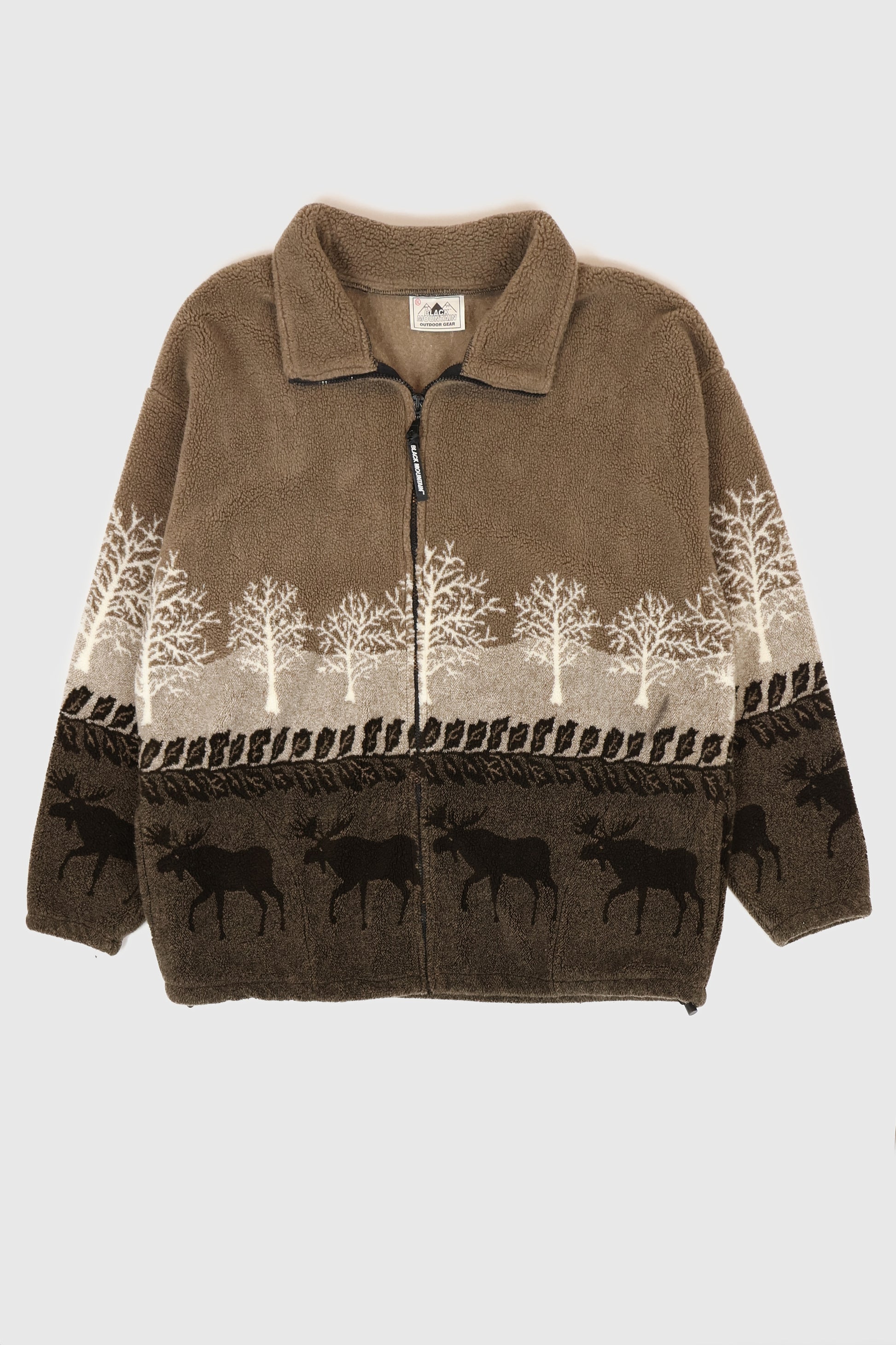 Vintage Moose Fleece Jacket Image 0