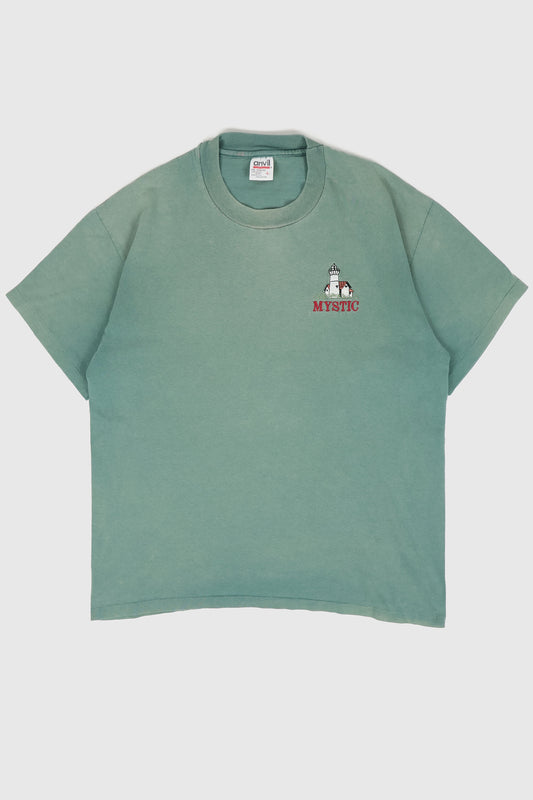 Vintage Embroidered Mystic Lighthouse Tee