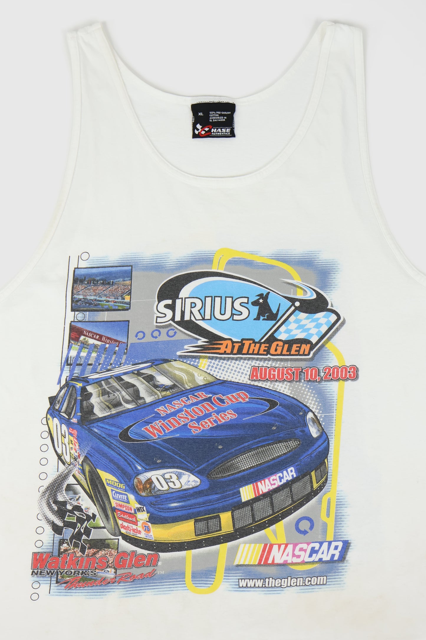 Vintage 2003 Watkins Glen NASCAR Tank Top