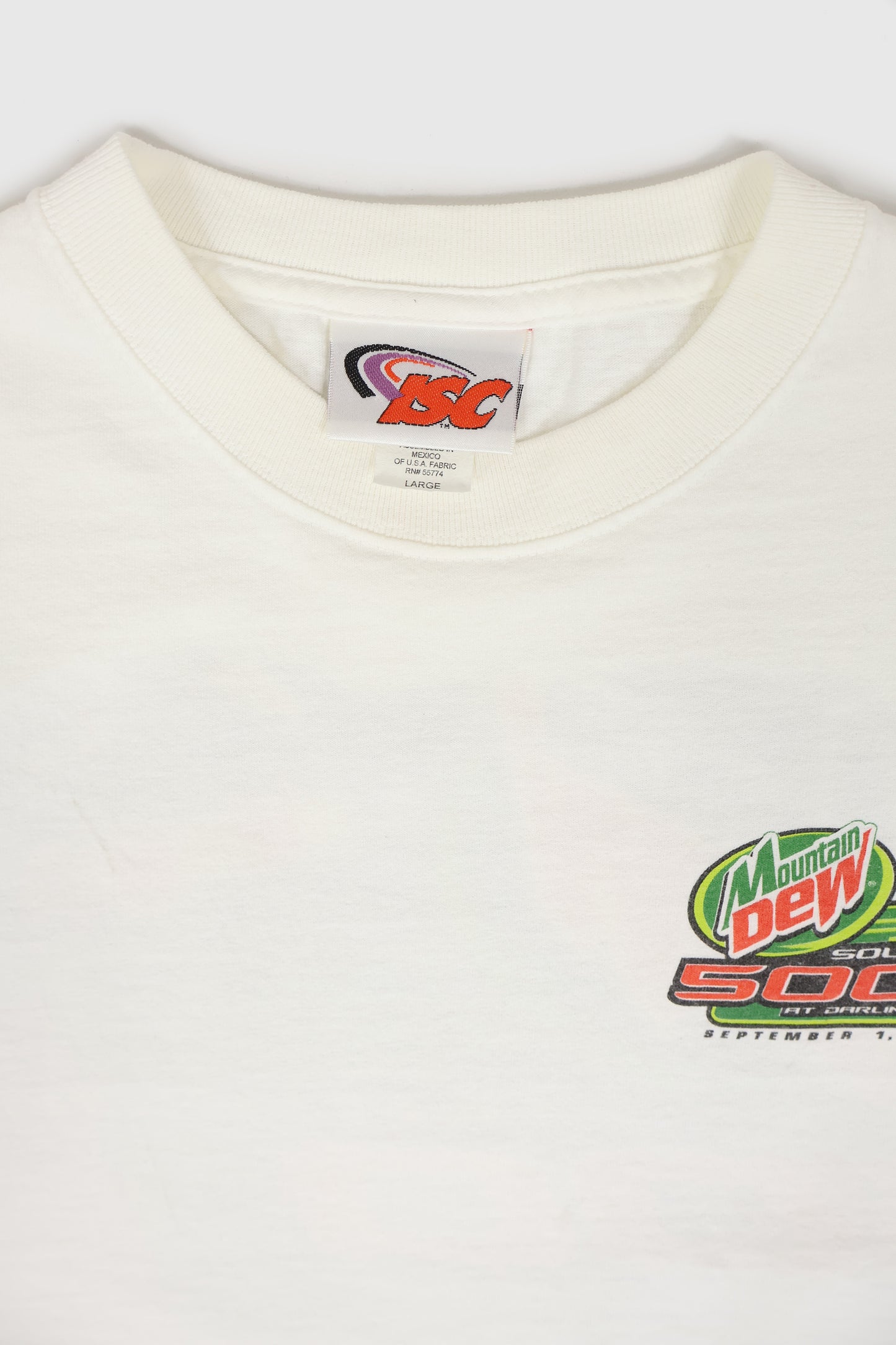 Vintage 2003 Moutain Dew NASCAR Tee Image 4