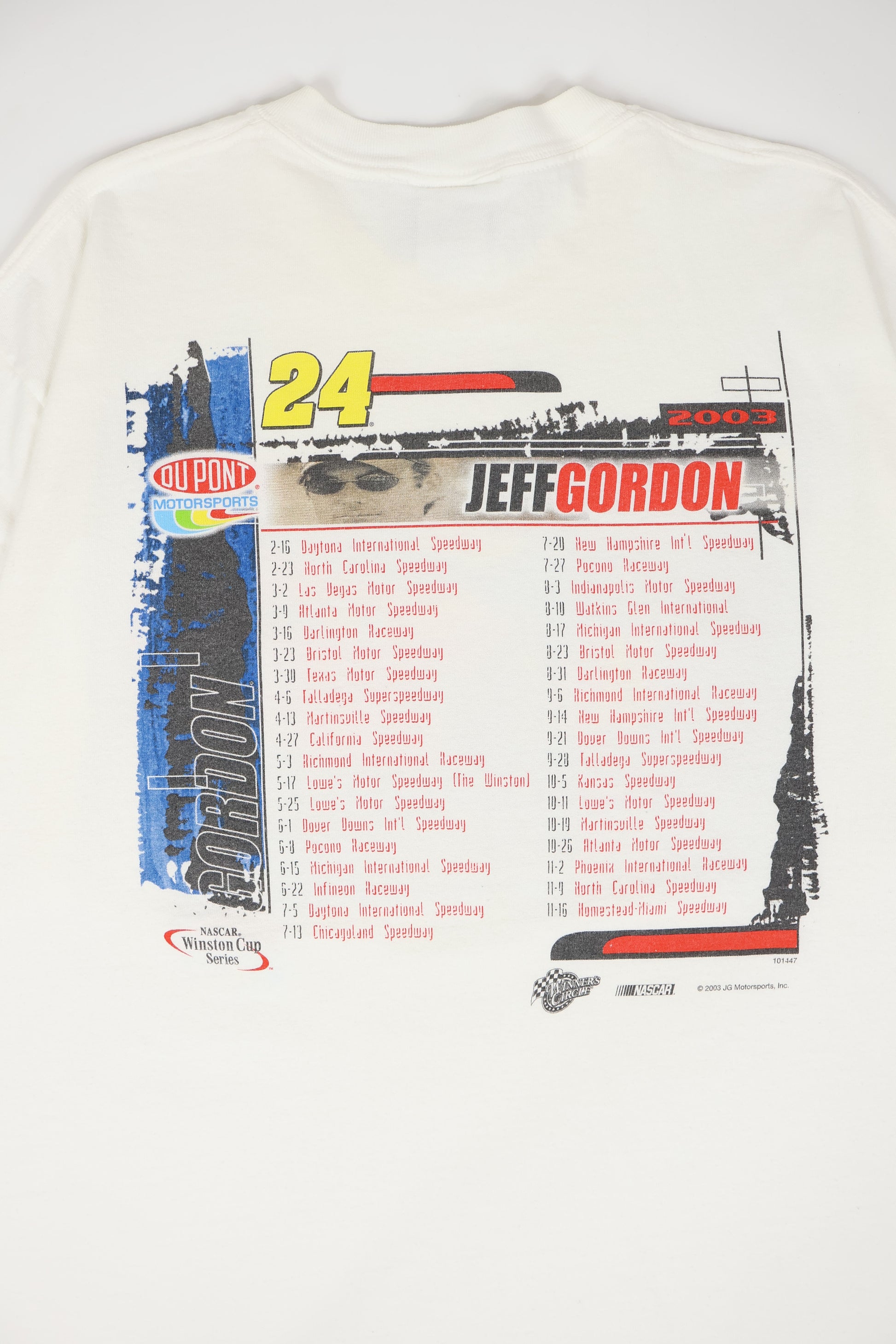 Vintage Jeff Gordon 2003 NASCAR Tee Image 4