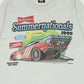 Vintage 1990 Summer Nationals Drag Racing Tee Image 1