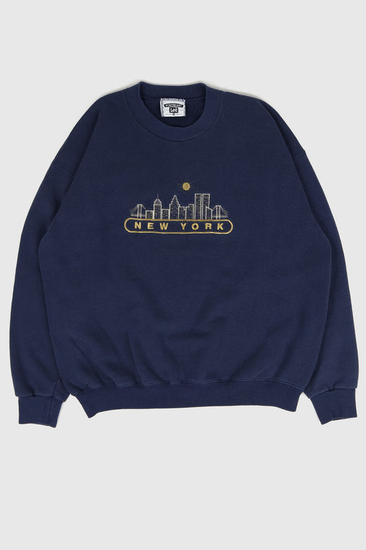 Vintage Embroidered New York Crewneck