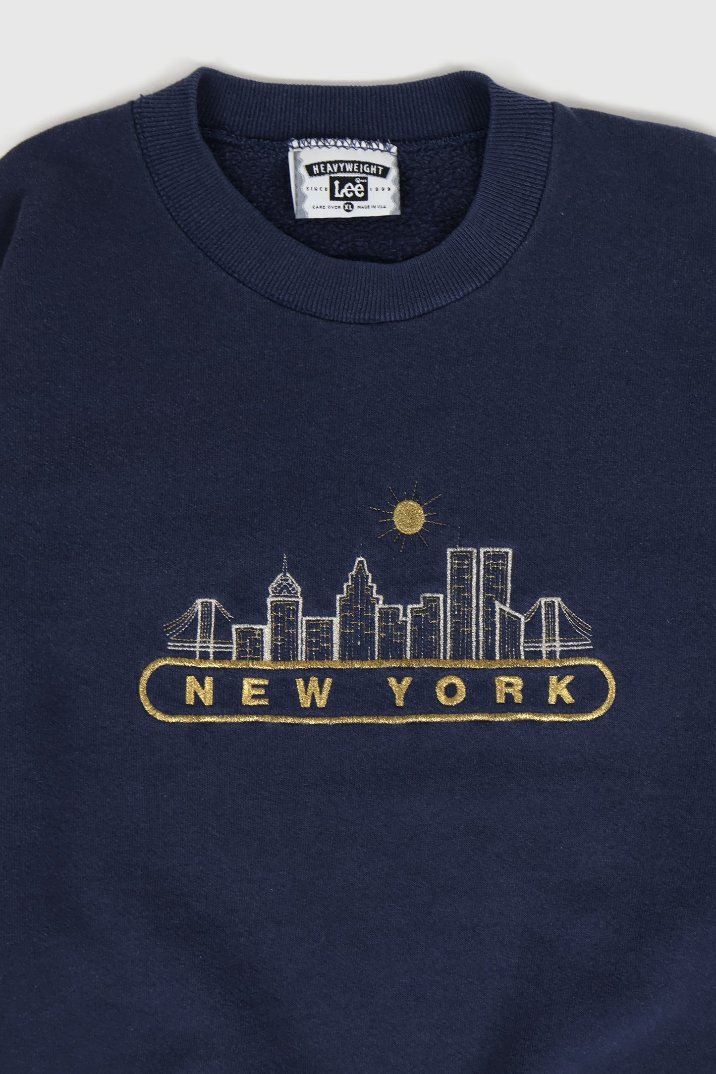 Vintage Embroidered New York Crewneck