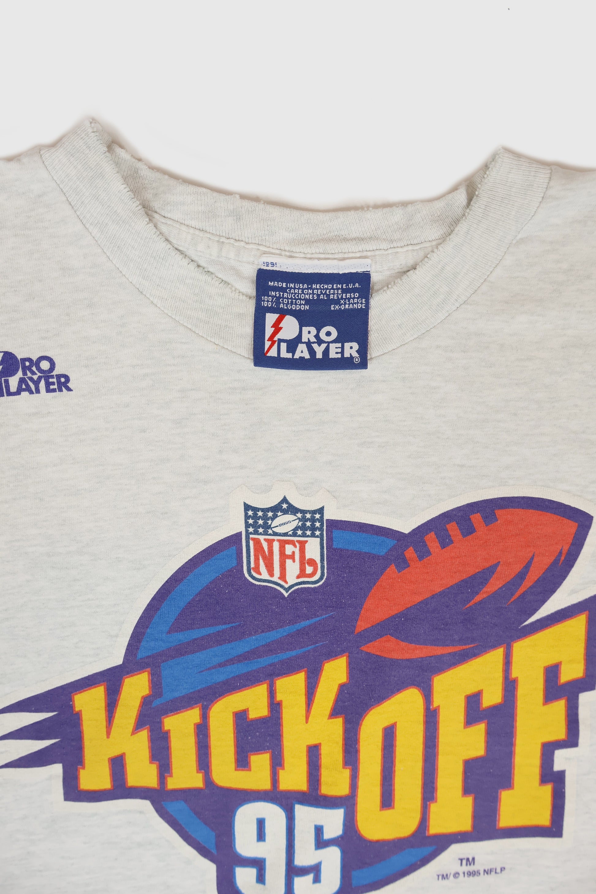 Vintage NFL Kickoff 1995 Tee Image 2