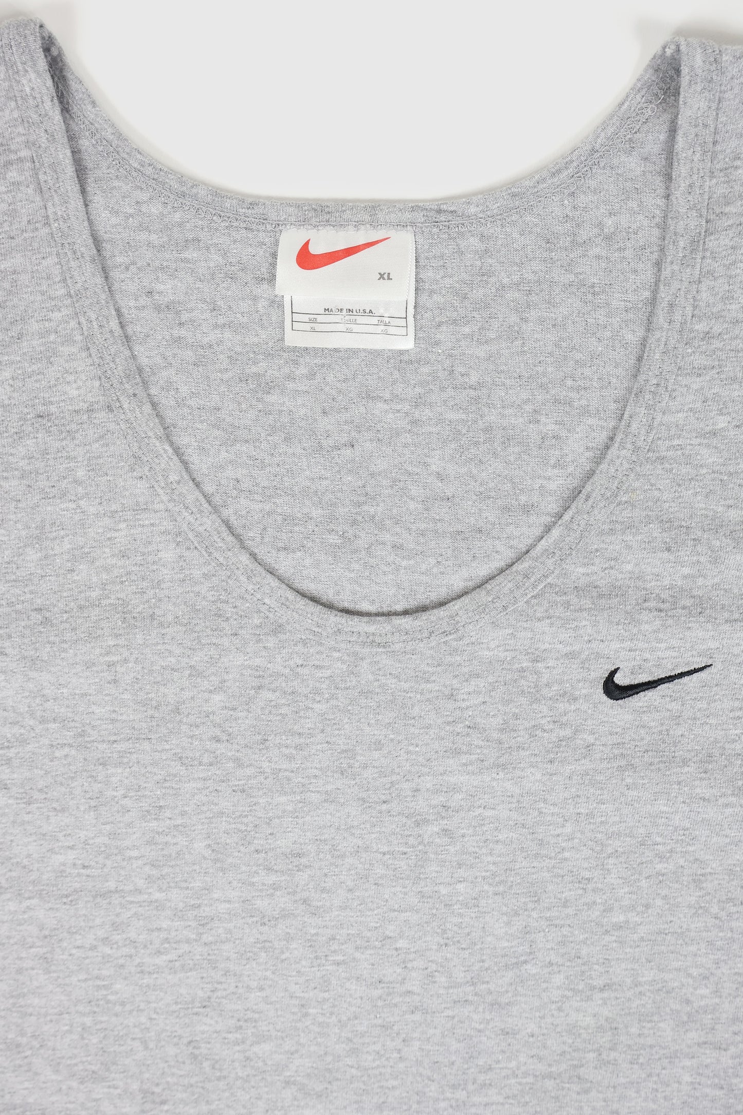 Vintage Nike Grey Tank Top Image 2