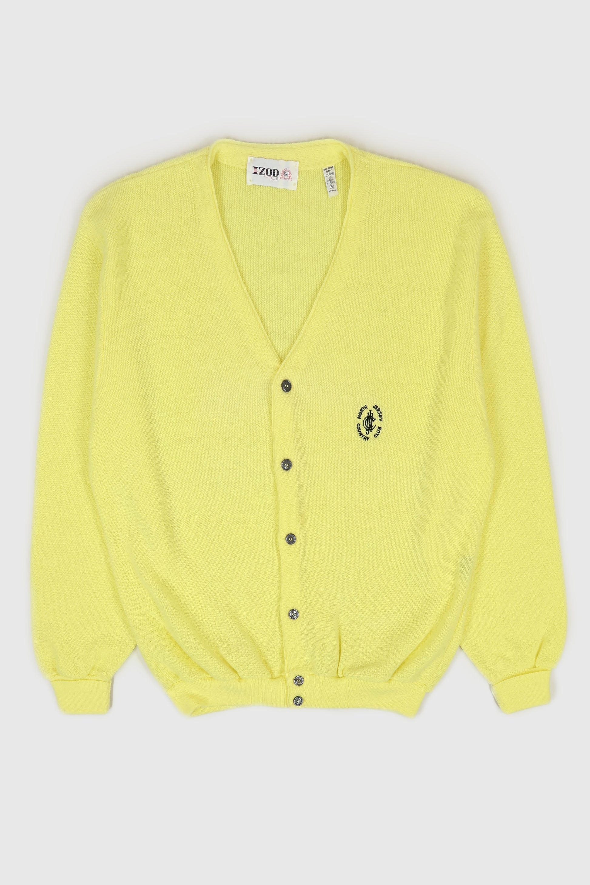 Vintage North Jersey Country Club Cardigan Sweater Image 0