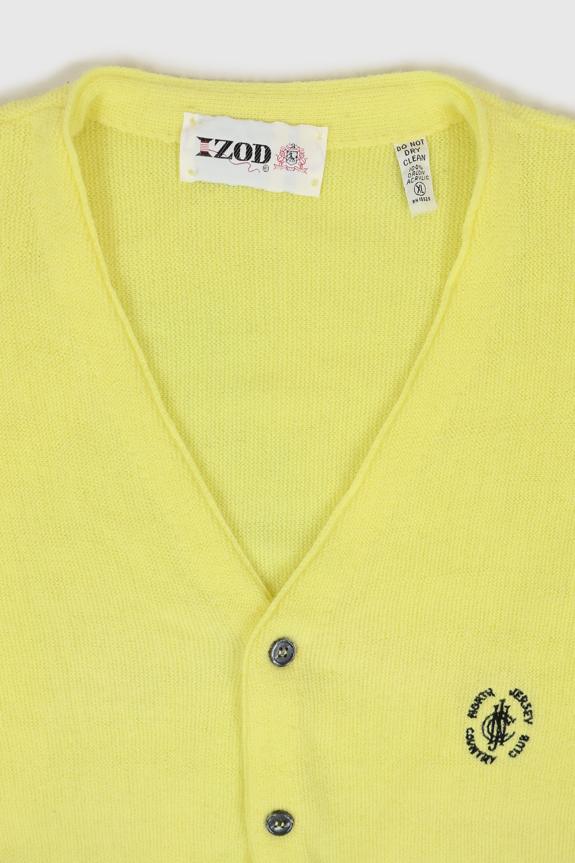 Vintage North Jersey Country Club Cardigan Sweater Image 2