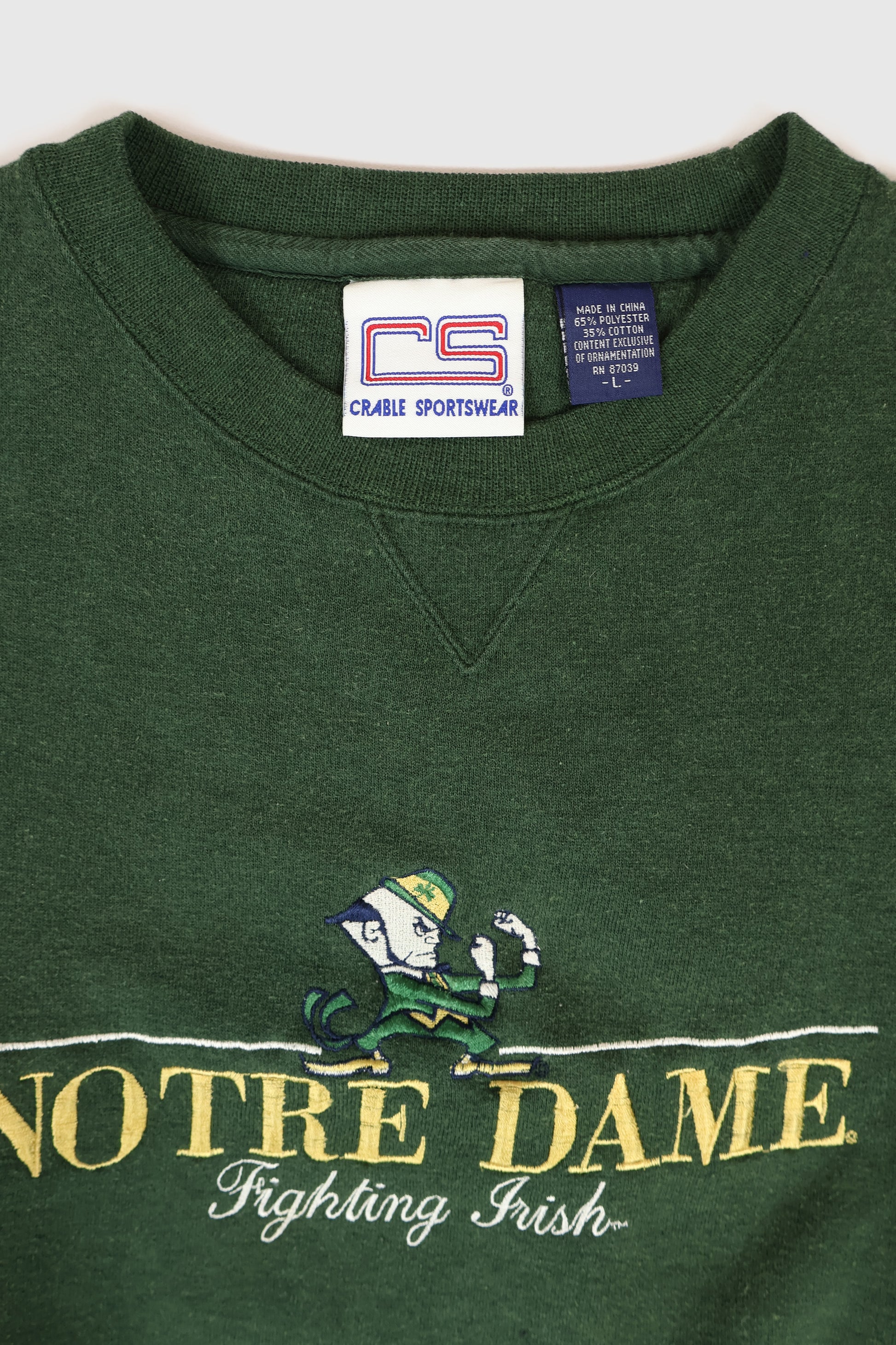 Vintage Notre Dame Crewneck Image 2