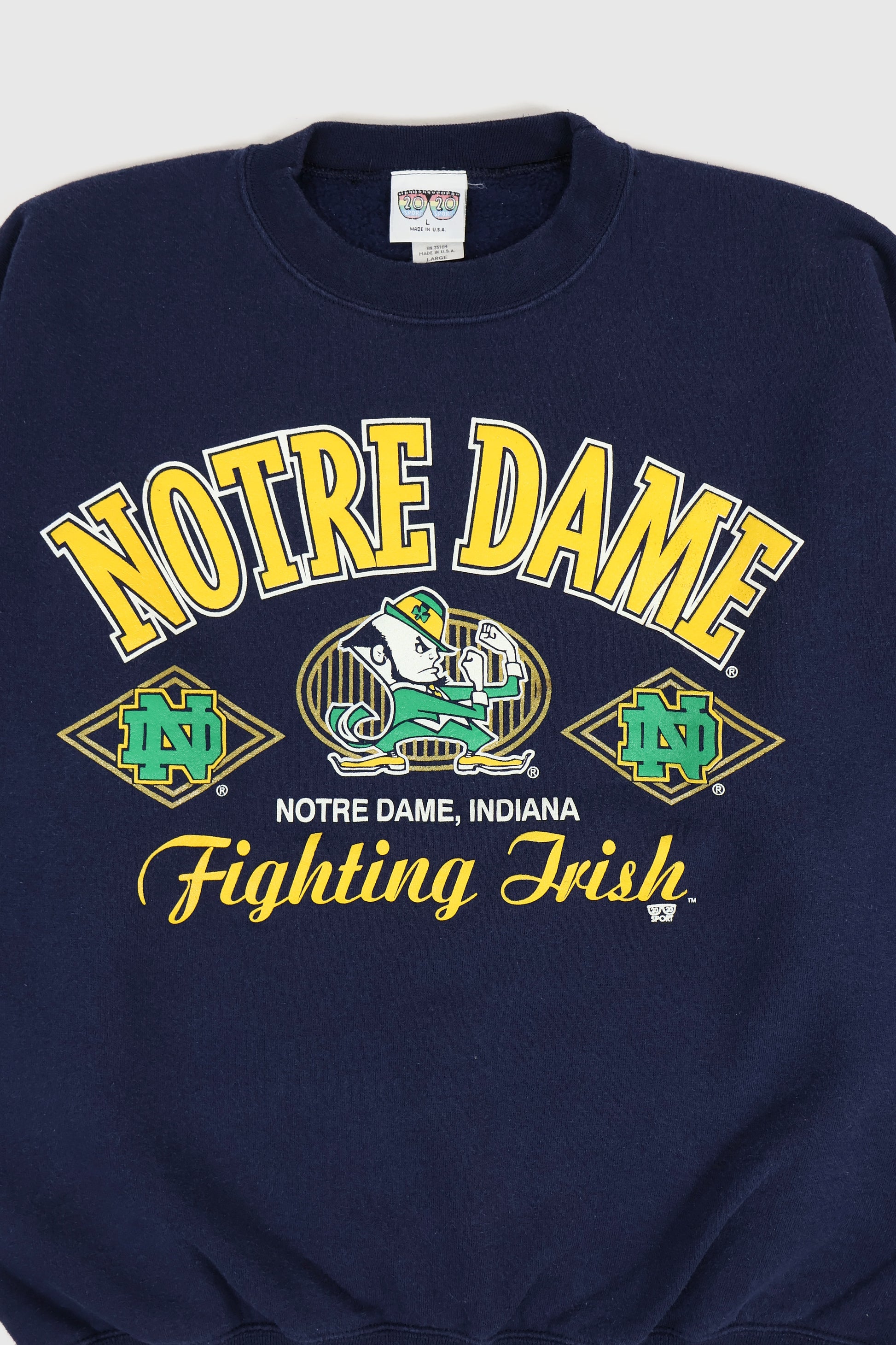 Vintage Notre Dame Crewneck Image 1