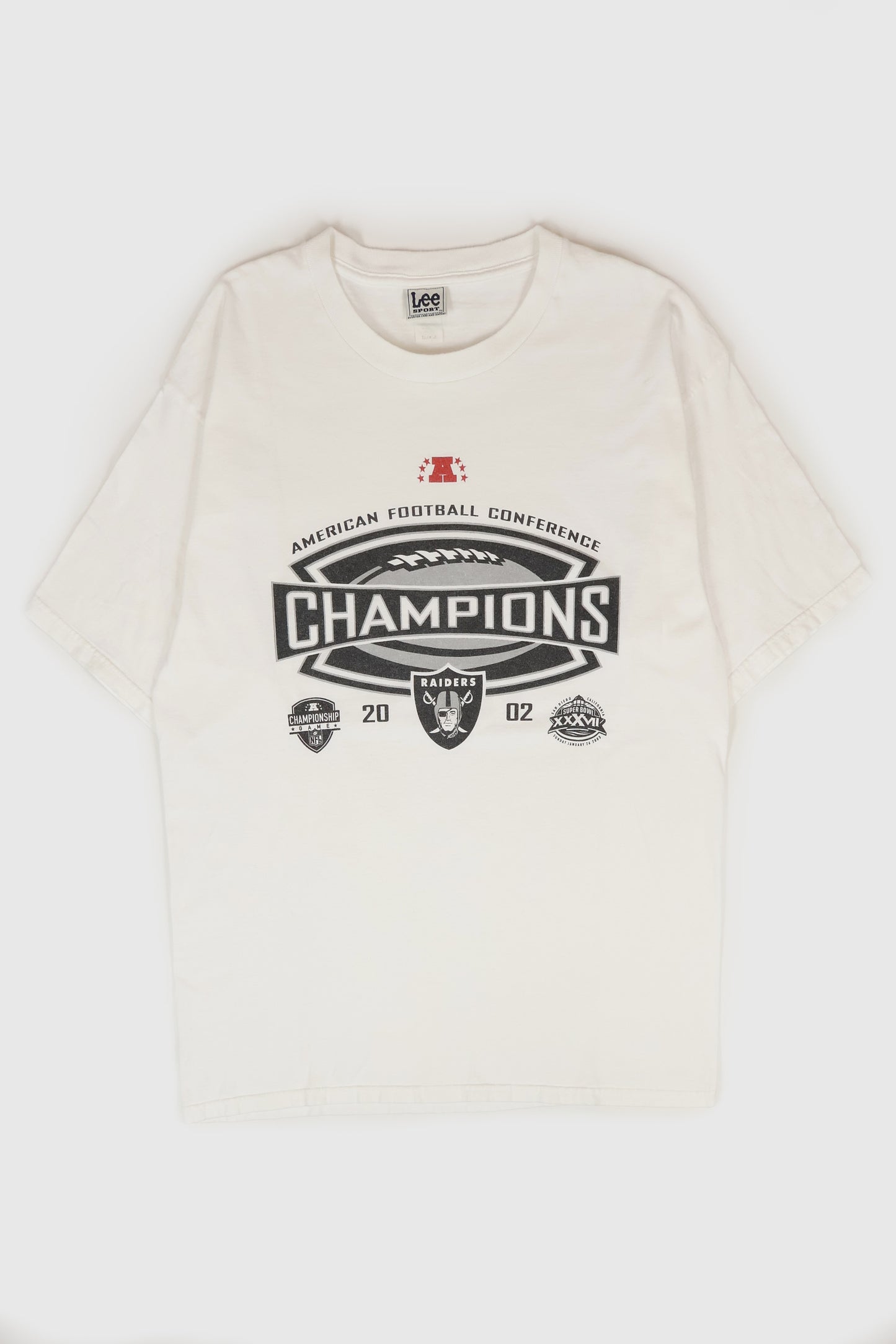 Vintage Oakland Raiders 2002 AFC Champions Tee Image 0