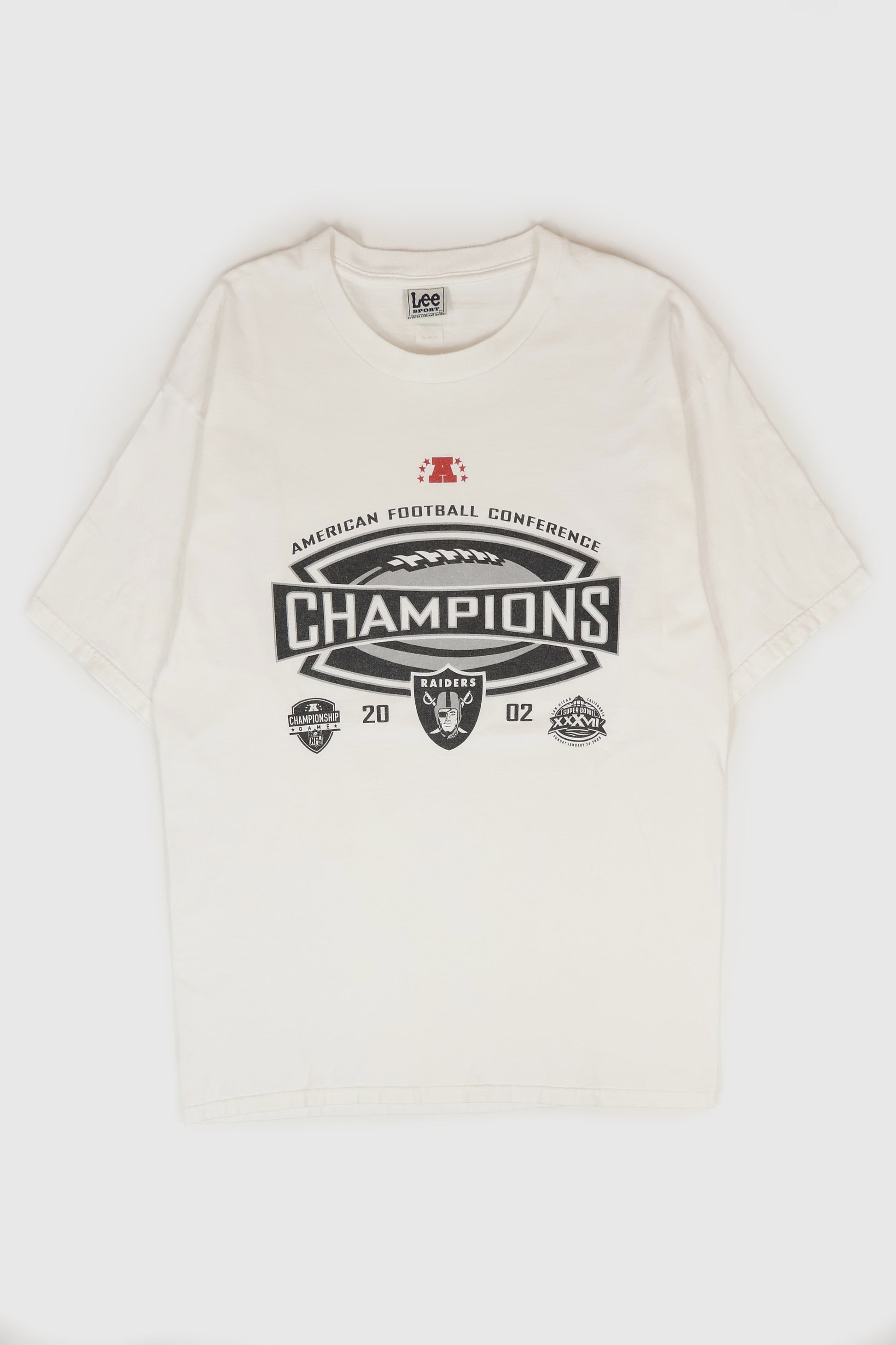 Vintage Oakland Raiders 2002 AFC Champions Tee Image 0