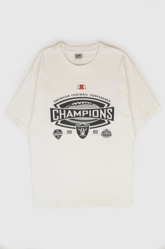 Vintage Oakland Raiders 2002 AFC Champions Tee Image 0