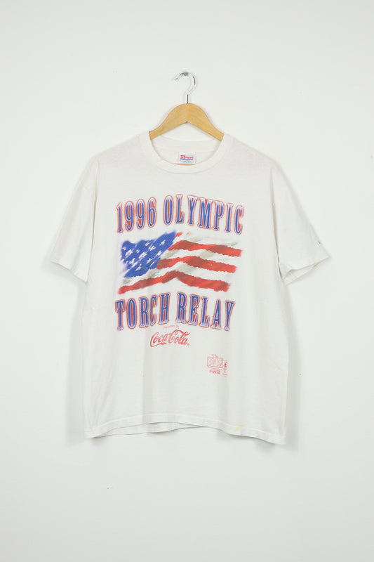 Vintage 1996 Olympics Torch Relay Tee