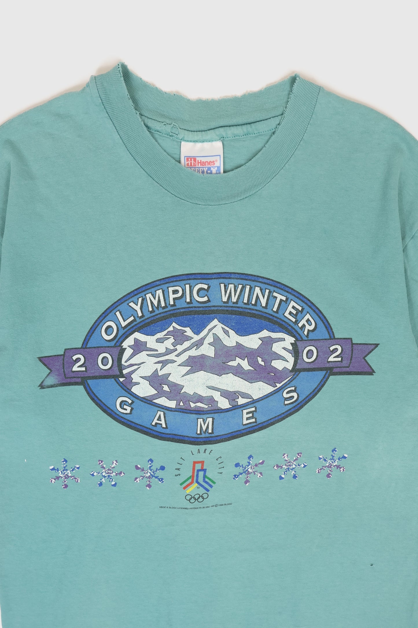 Vintage 2002 Winter Olympics Salt Lake City Tee Image 1