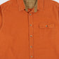 Vintage Orange Flannel Button-Down Shirt Image 1