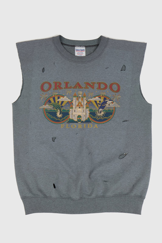 Vintage Distressed Orlando Sleeveless Crewneck