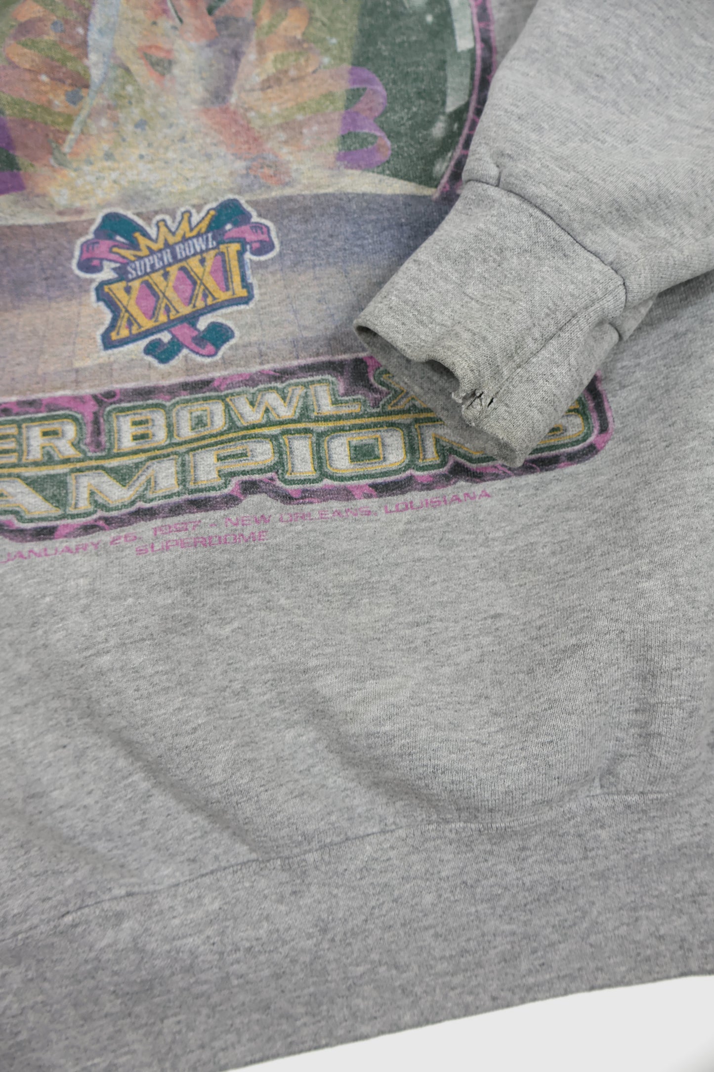 Vintage Green Bay Packers Super Bowl XXXI Champions Crewneck