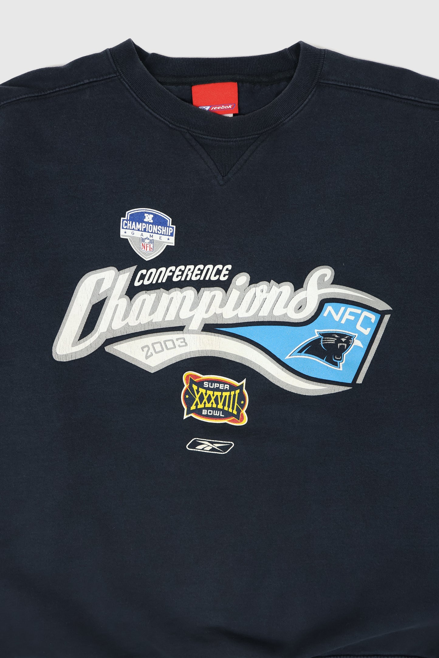 Vintage Carolina Panthers 2003 NFC Champions Crewneck