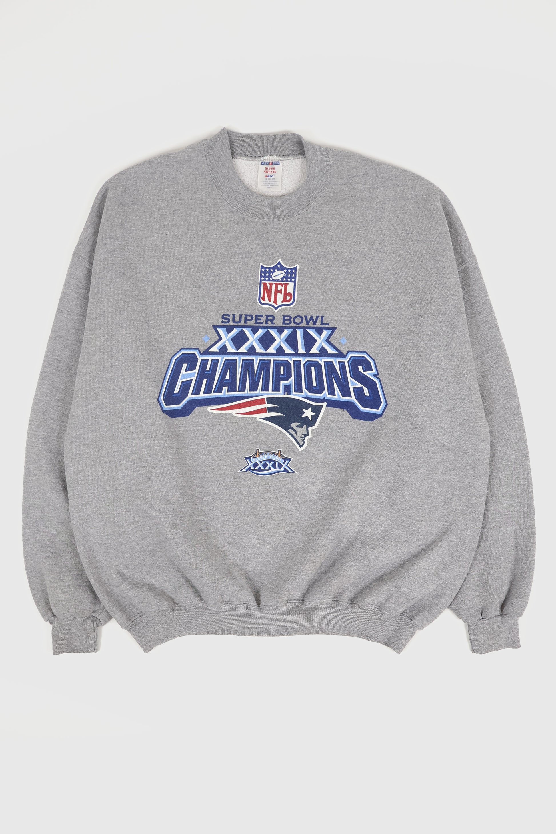 Vintage New England Patriots Super Bowl XXXIX Champions Crewneck Image 0