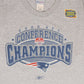 Vintage New England Patriots 2003 AFC Champions Tee Image 1