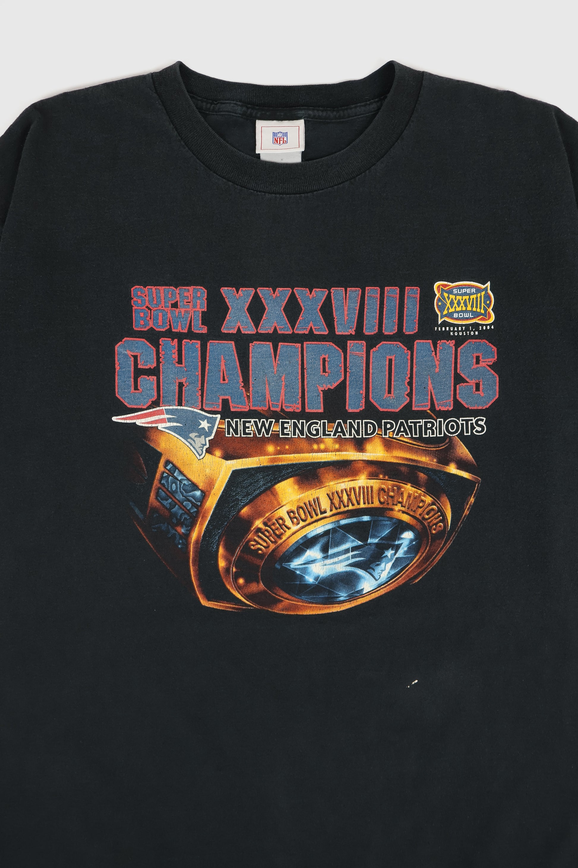 Vintage New England Patriots Super Bowl XXXVIII Tee Image 1