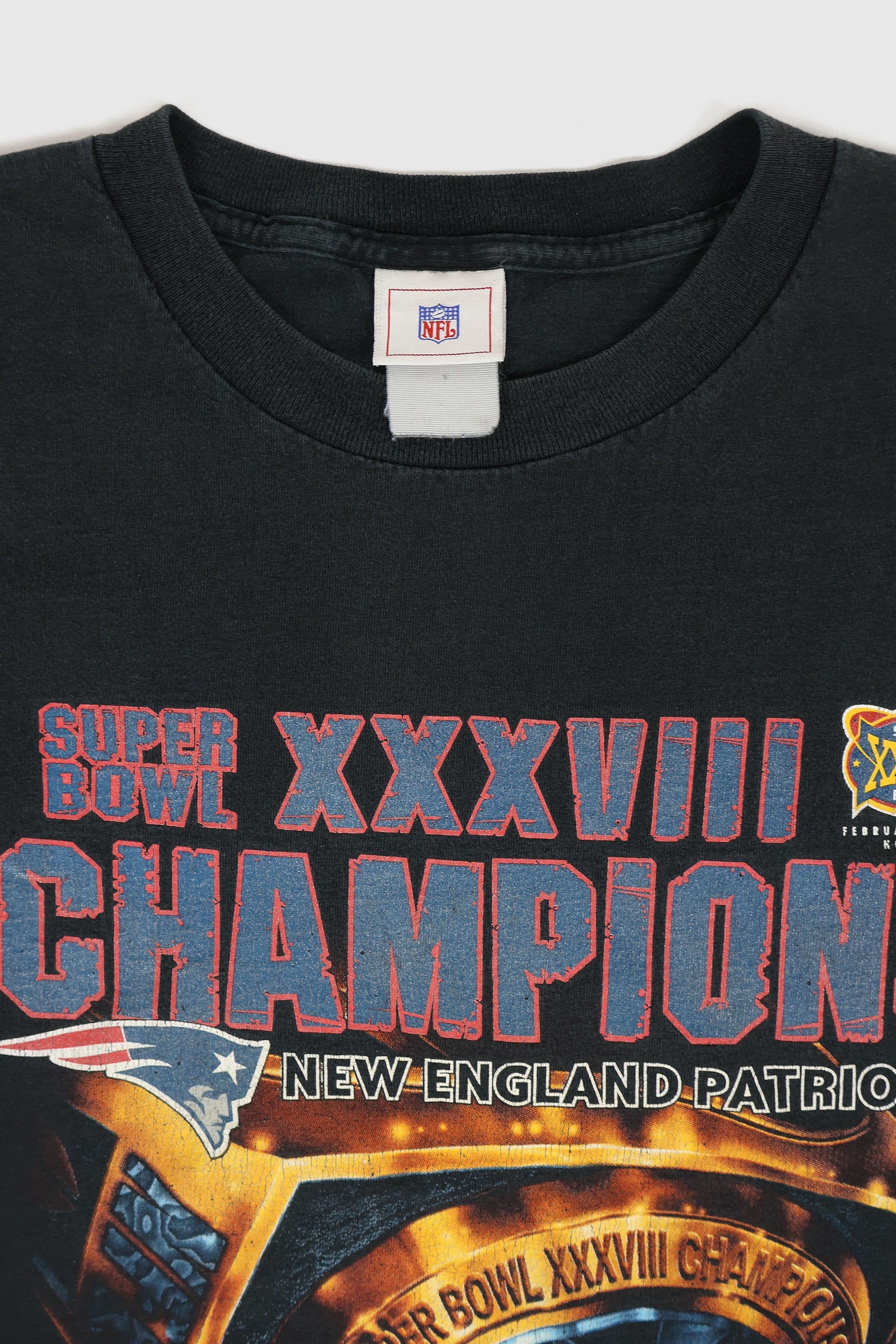 Vintage New England Patriots Super Bowl XXXVIII Tee Image 2