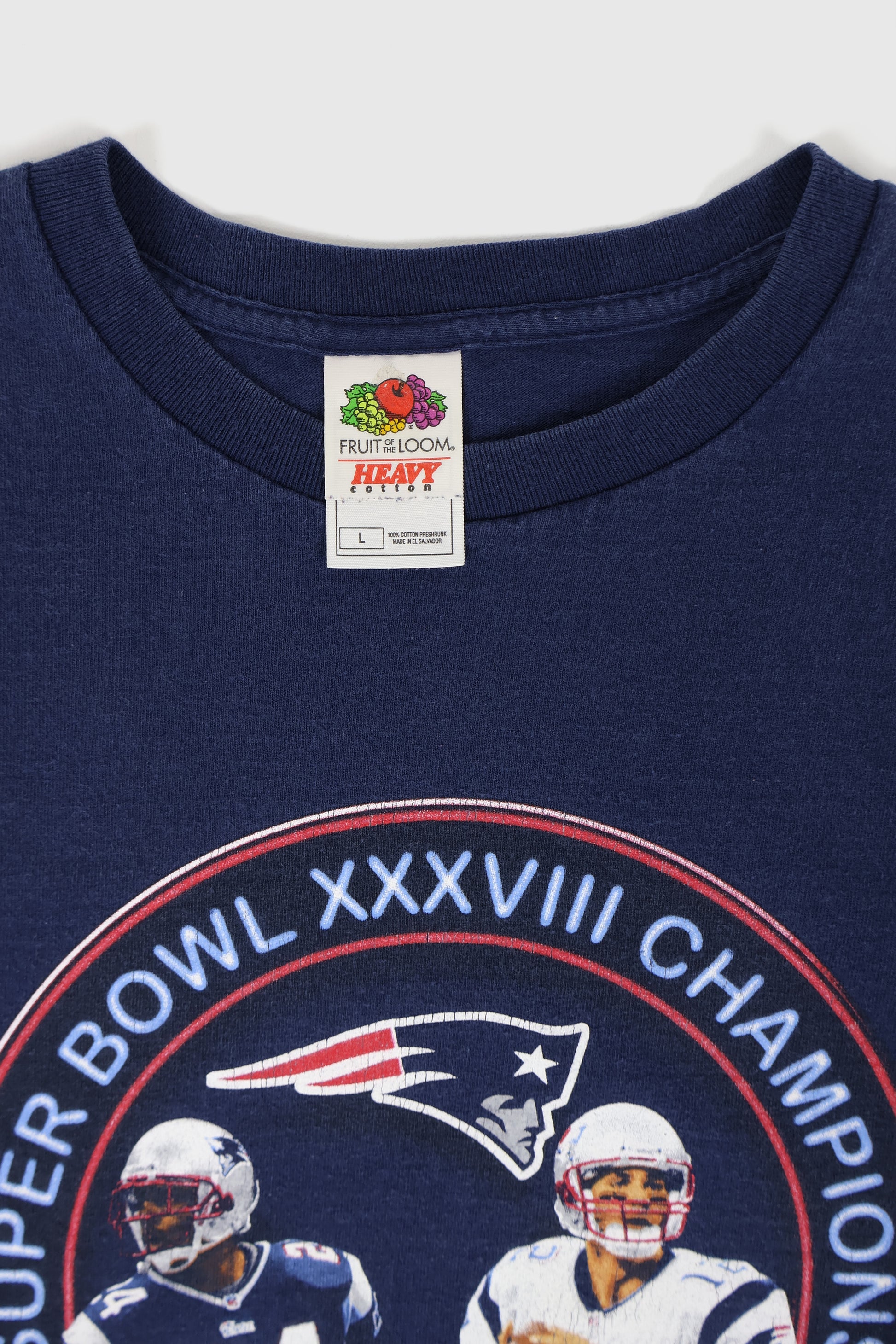 Vintage New England Patriots SB XXXVIII Tee Image 2