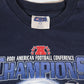 Vintage New England Patriots 2001 AFC Champions Tee Image 2