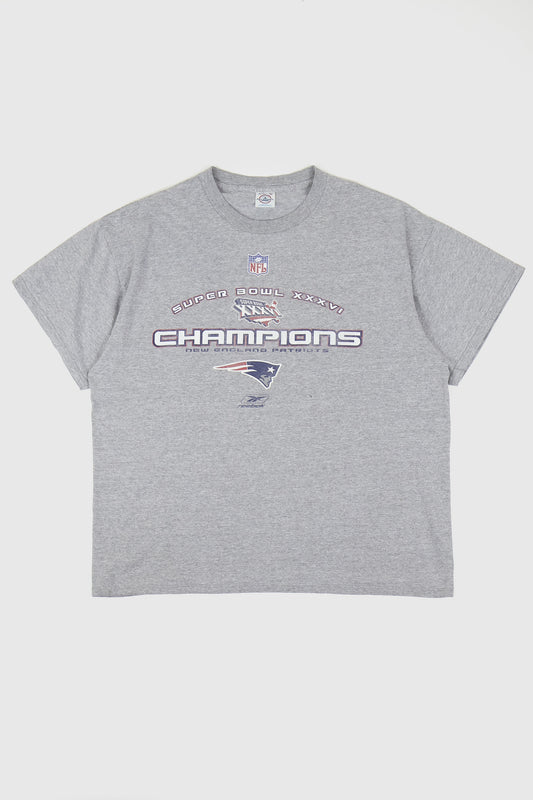 Vintage New England Patriots Super Bowl XXXVI Champions Tee