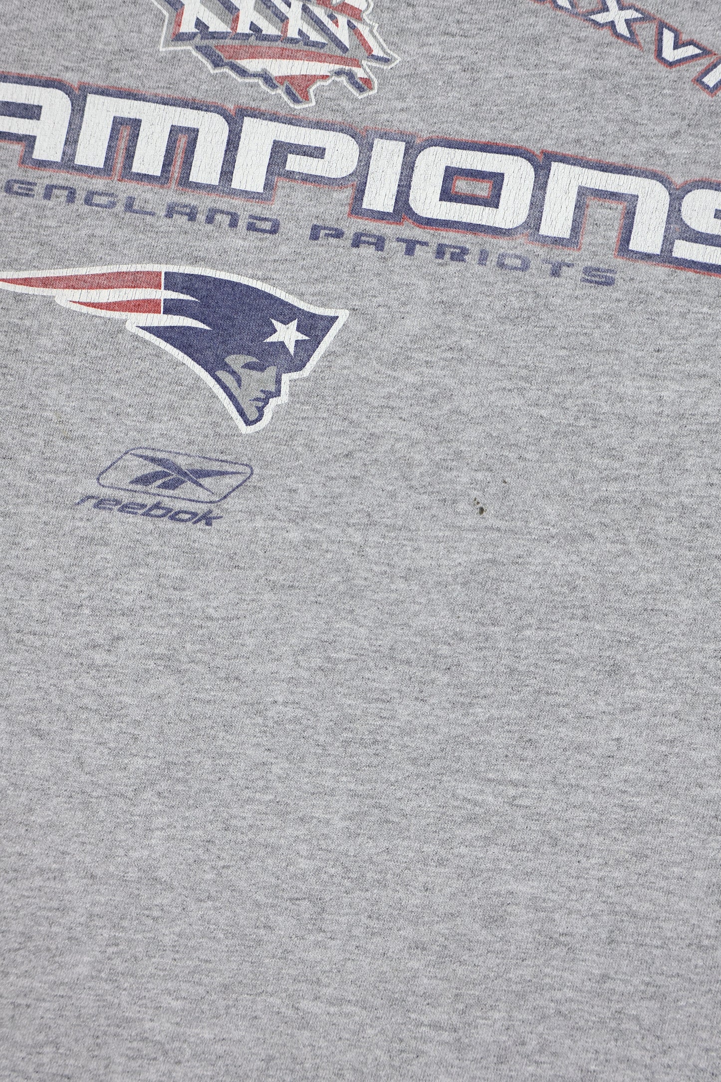 Vintage New England Patriots Super Bowl XXXVI Champions Tee