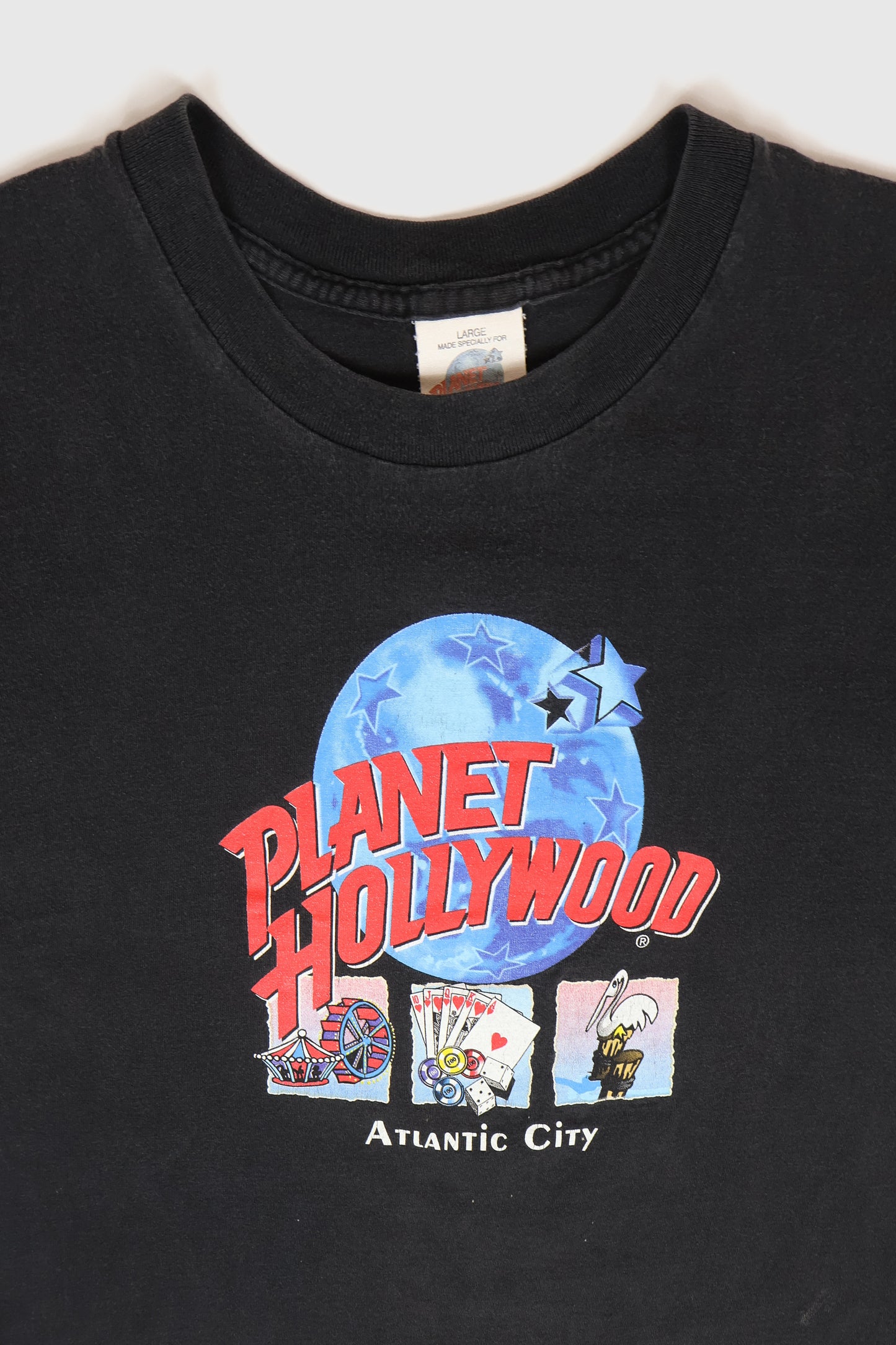 Vintage Planet Hollywood Atlantic City Tee Image 1