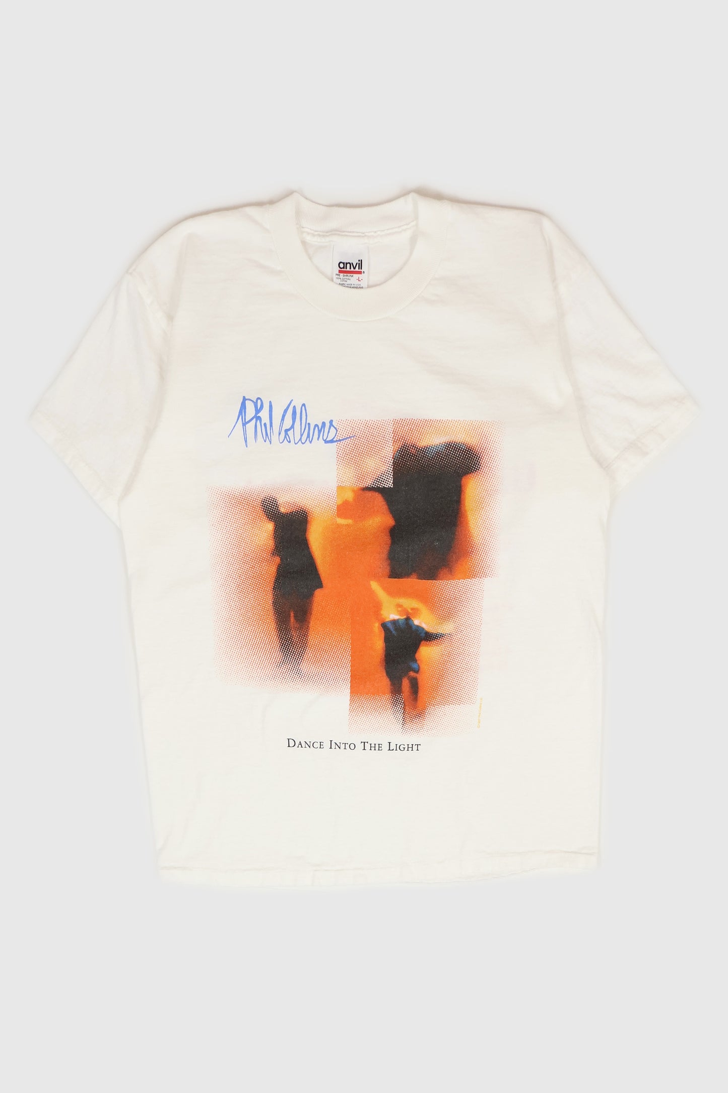 Vintage Phil Collins A Trip Into The Light Tour Tee Image 0