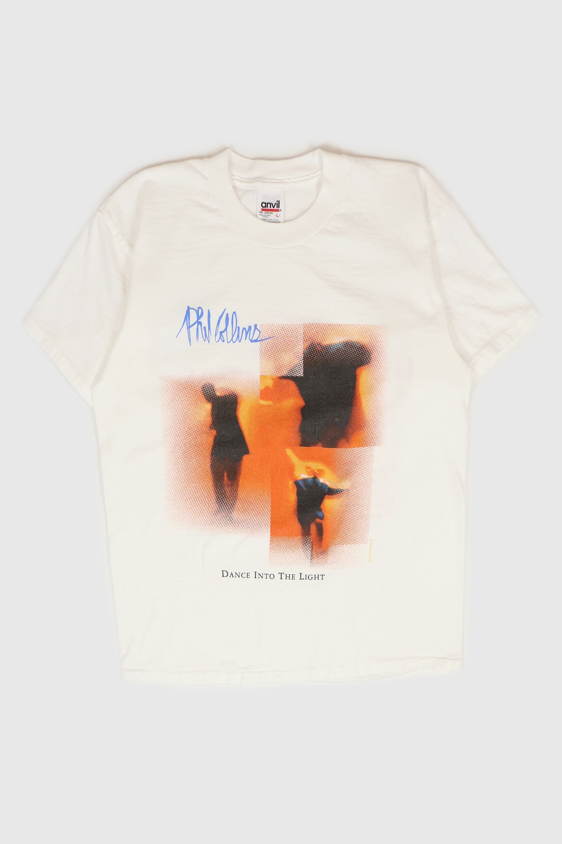 Vintage Phil Collins A Trip Into The Light Tour Tee Image 0
