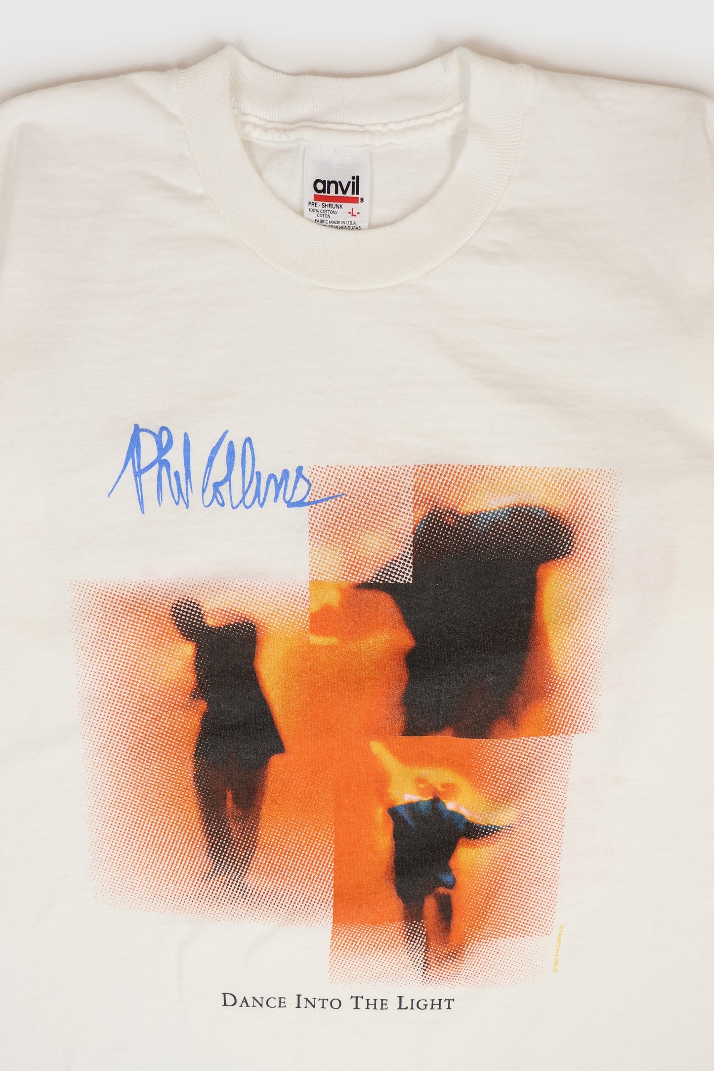 Vintage Phil Collins A Trip Into The Light Tour Tee Image 2