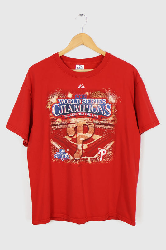 Vintage Philadelphia Phillies 2008 World Series Champions Tee