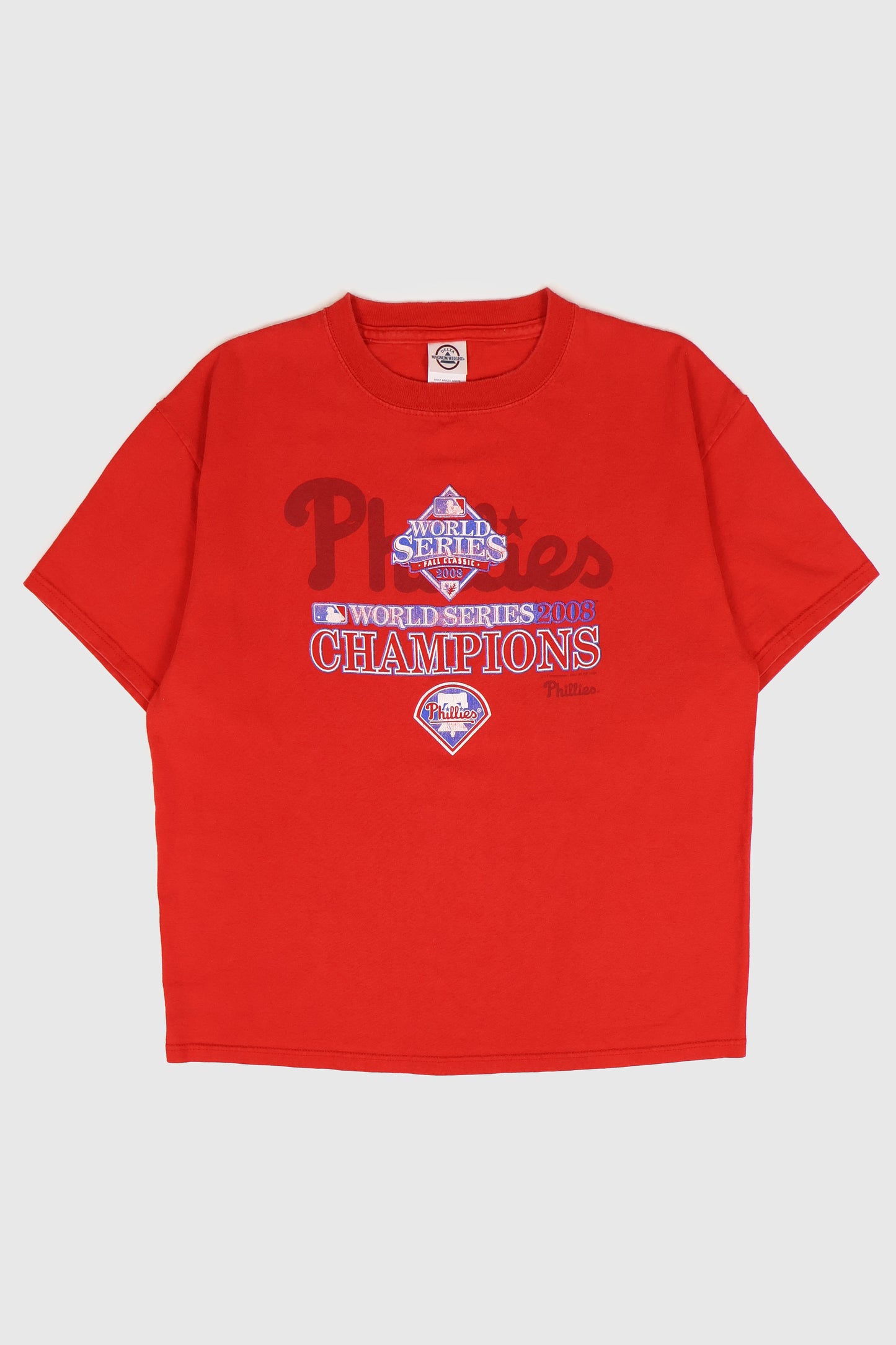 Vintage Philadelphia Phillies 2008 World Series Champions Tee Image 0