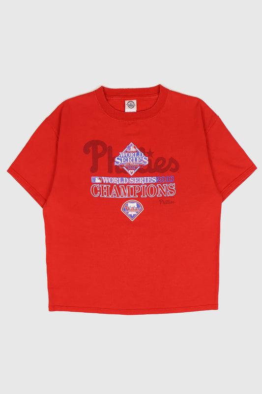 Vintage Philadelphia Phillies 2008 World Series Champions Tee Image 0