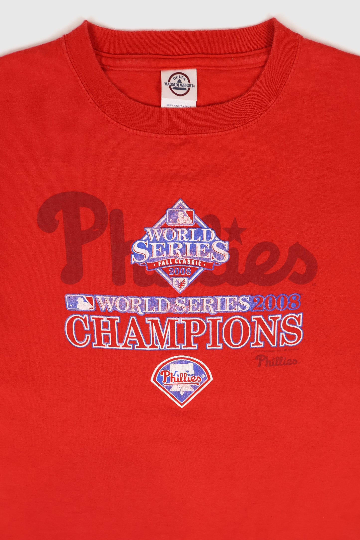Vintage Philadelphia Phillies 2008 World Series Champions Tee Image 1